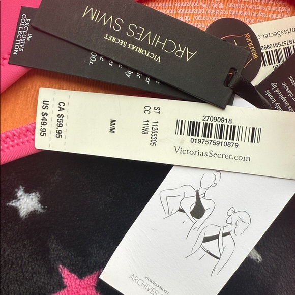 Victoria's Secret Pink and Orange Bikini - Picture 7 of 7